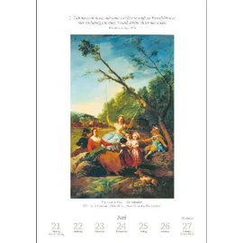 Harenberg Kunst Wochen-Kulturkalender 2027 Wandkalender