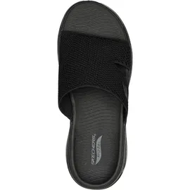 SKECHERS Damen Go Walk Arch Fit Sandal Joyful Slides, Black Textile, 42 EU