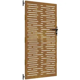 vidaXL Gartentor 85 x 200 cm Braun