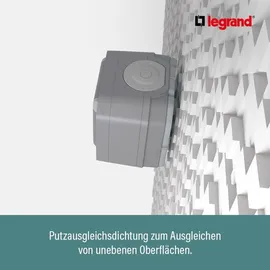 Legrand Schuko-Steckdose IP44 Grau 1 St.