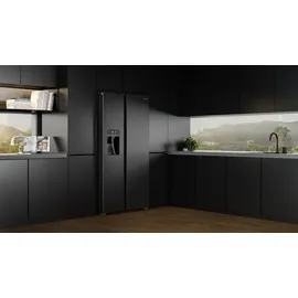Hisense RS5P535NTFE Side-by-Side (566 l, 1787 mm hoch, Schwarz)