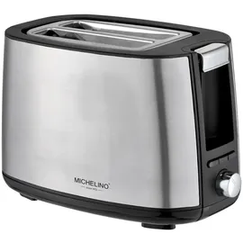 Michelino Edelstahl 2-Scheiben Toaster Toastautomat 74465