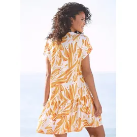 s.Oliver Blusenkleid Orange/Creme 36