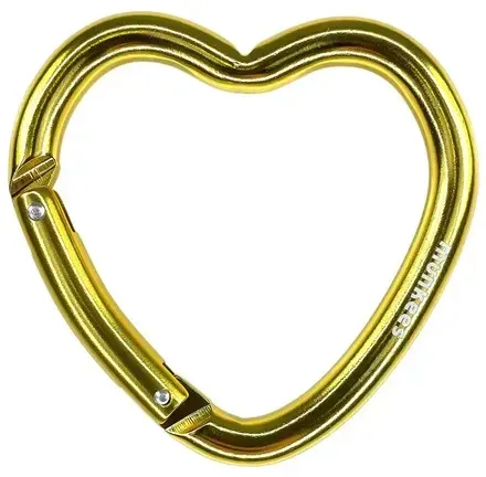 munkees Herz-Karabiner II - STK - gold