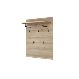 Stella Trading Garderobenpaneel Bari 80 x 128 x 30 cm Eiche