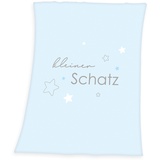 Herding Baby Best Microfaserflausch-Decke, Polyester, Blau, 75 x 100 cm, 1440216014412