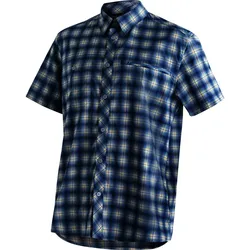 Maier Sports Kasen Short Sleeve Men blue check (M20279) 50