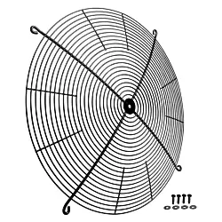 Wolf Ausblasgitter Ventilator 2139629 für CHA (inkl. Schrauben)