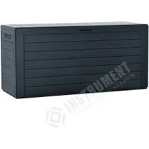 Prosperplast Auflagenbox Woodebox 280 Liter anthrazit