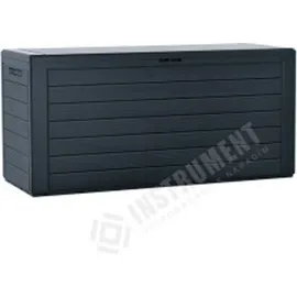 Prosperplast Auflagenbox Woodebox 280 Liter anthrazit