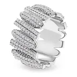 JETTE Damenring CANDY 88854055 - silber - 51