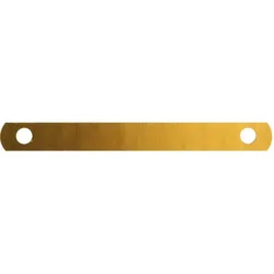 LEITZ Abdeckschienen, für DIN A4 Format, gold lackiert
