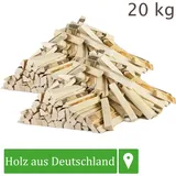 Flameup - Anmachholz Anzündholz Kiefer 20 kg Anfeuerholz Brennholz Feuerholz Kaminholz Holz Anbrennholz Anzünder Kiefernholz Kammergetrocknet Grill