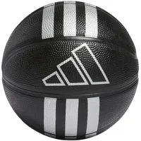 adidas Minibasketball Schwarz/Silber Metallic 3