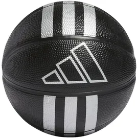 adidas Minibasketball Schwarz/Silber Metallic 3