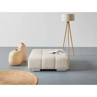 Cotta Hocker Orion Stoff Beige