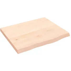 vidaXL Wandregal 60 x 50 x 4 cm Eiche Unbehandelt