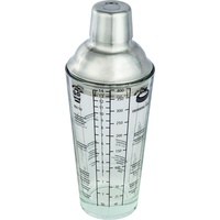 Xavax Cocktail-Shaker 0,4 l Glas, Edelstahl