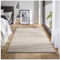 Teppich Waschbarer Kurzflor-Teppich, TaCa Home, rechteckig, Höhe: 19 mm, Wohnzimmer Schlafzimmer Küche Bad Flur, Sand - 60 x 120 cm beige rechteckig - 60 cm x 120 cm x 19 mm