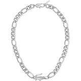 Lacoste Edelstahlkette CROCODILE Silber