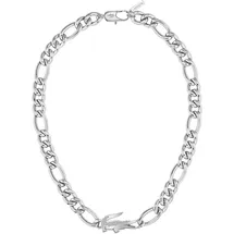 Lacoste Edelstahlkette CROCODILE Silber