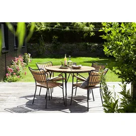 Cinas Gartenstuhl Ellen 58,5 x 56,5 x 78 cm dunkelgrau 1 St.