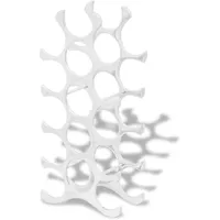 VidaXL Weinregal 14 x 54 x 14 cm Silber