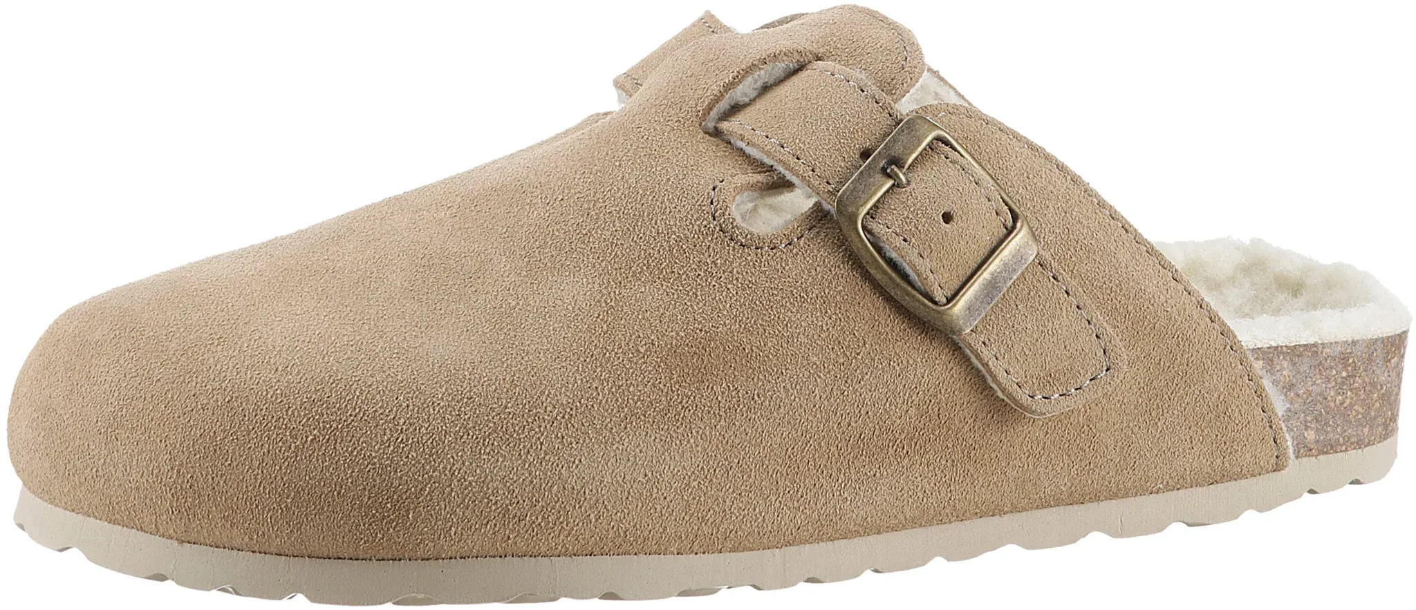 BIO Life Clog »Esc«, Hausschuh, Schlappen, Homeslipper mit Warmfutter BIO Life beige 40