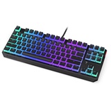 endorfy Thock TKL Pudding Blue, Mechanische TKL-Tastatur, konfigurierbare RGB-Hintergrundbeleuchtung, mechanische Kailh Blue-Schalter, langlebige Pudding PBT-Tastenkappen, EY5A004