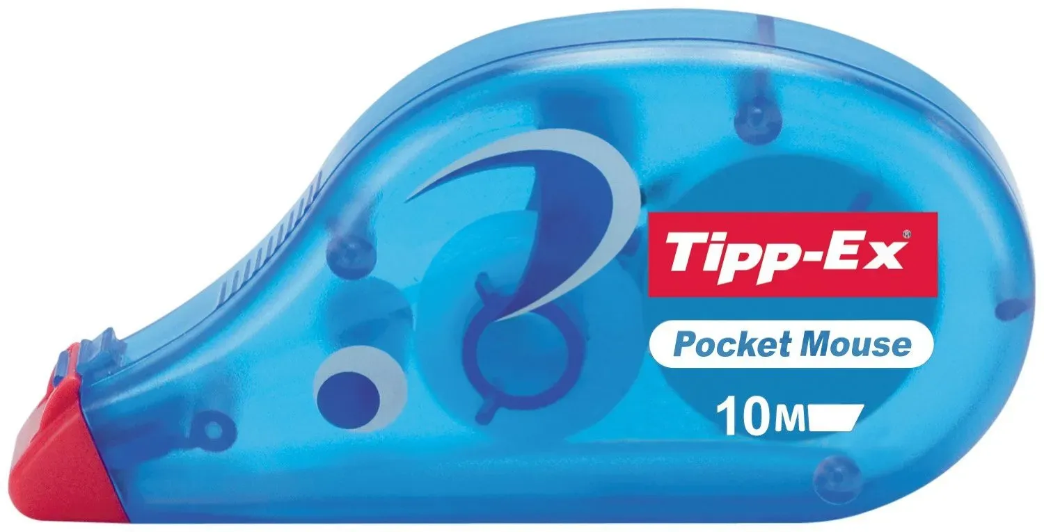 BIC Tipp-Ex Mini Pocket Mouse - Korrekturrolle - 5 mm x 5 m - transparenter Spen