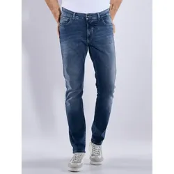 engbers Herren Authentisch gewaschene "My Favorite" Jeans Blau straight uni - 38/34