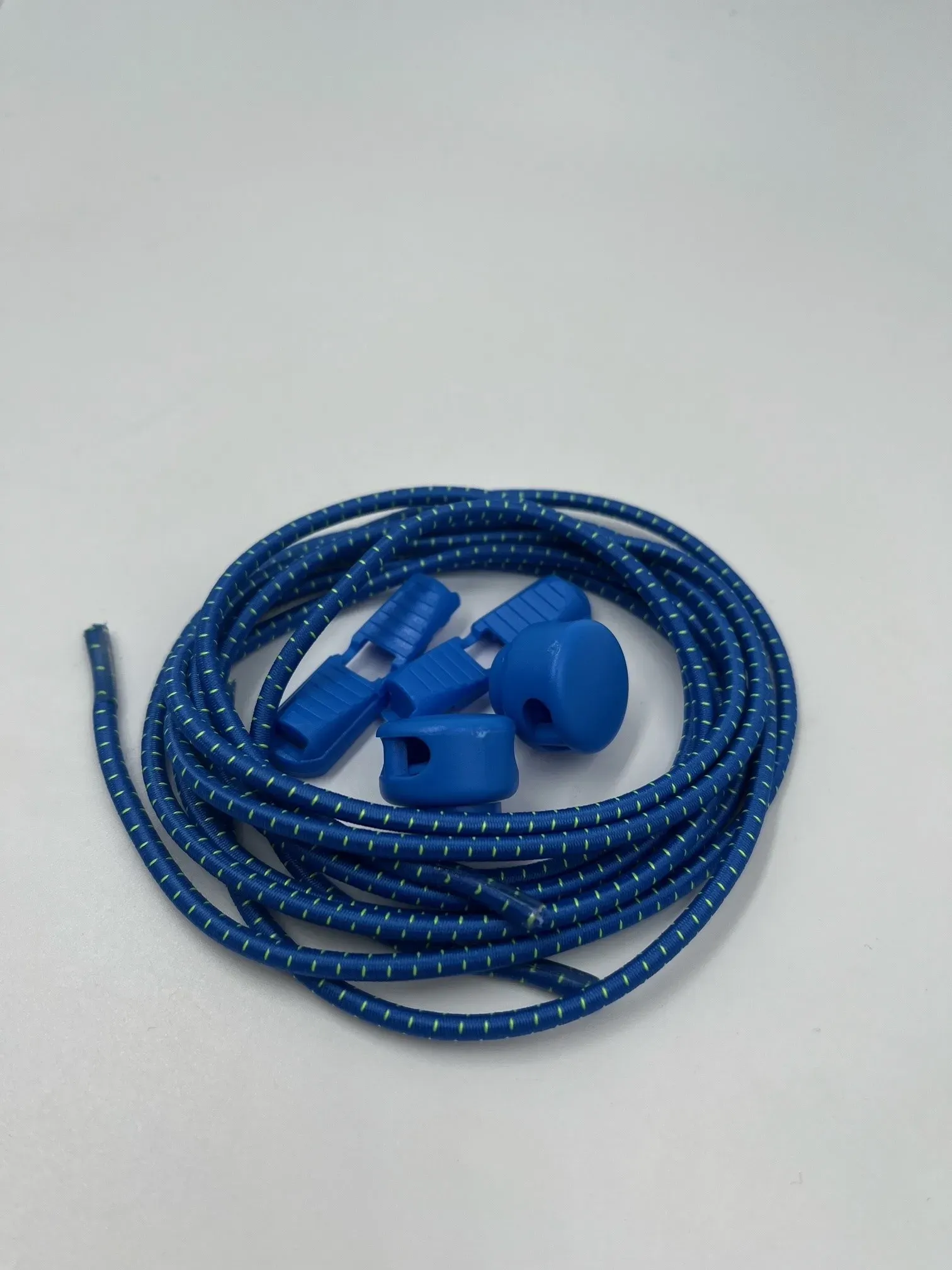_Sonstige Marken Laces with Lock Schnellschnürsystem - Zweifarbig  Blau-Gelb
