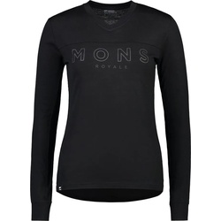 Mons Royale Womens Redwood Merino VLS black XS