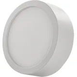 EMOS LED Panel 7,6 W, runde 680 lm Deckenleuchte, Wandleuchte mit Durchmesser 12 cm, 3 einstellbare Lichtfarben warmweiß-neutralweiß (3000/3500/4000K), inkl. LED-Treiber, Weiß