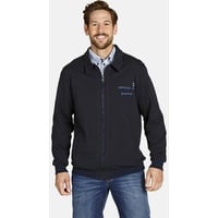 Jan Vanderstorm Sweatjacke TAPANI +Fit Kollektion, Bauchschnitt blau 4XL (68/70)