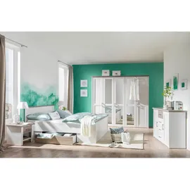 Die Möbelfundgrube Luca 180 x 200 cm pinie weiß/trüffel