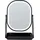 Beliani Kosmetikspiegel DORDOGNE in Silber/Schwarz - (W) 24 x (H) 32 x (L) 13 cm | Gr.: onesize