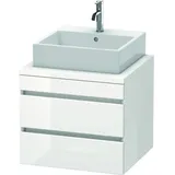 Duravit Waschtischunterschrank DuraStyle 60x54,8cm, w m/bas ma, f Kons, 2 SchKa.