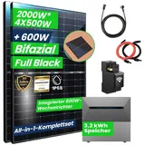 Campergold 2000W Komplettset Photovoltaikanlage All-In-One 8m2 inkl. 3,2 kWh Anker SOLIX Solarbank E1600 PRO mit Smarter Zähler und Ziegeldach