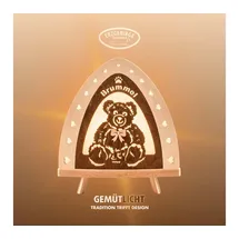 Weigla Lichterbogen Schwibbogen Standleuchte Brummel, Bär mit LED Beleuchtung BxHxT