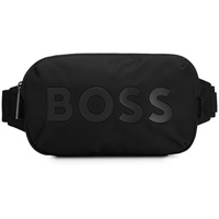 Boss Catch 2.0DS Waistbag Gürteltasche aus gemustertem Gewebe mit Logo Schwarz Stck