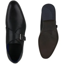 Stiefelparadies Herren Monks in Schwarz PU,