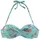SUNSEEKER Bügel-Bandeau-Bikini-Top Damen Türkis/Mehrfarbig 38 Cup E