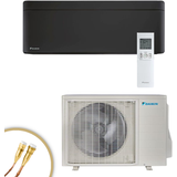 DAIKIN Klima | Nepura Stylish | FTXTA30CB+RXTA30C | Schwarz | 3,0 kW Quick Connect