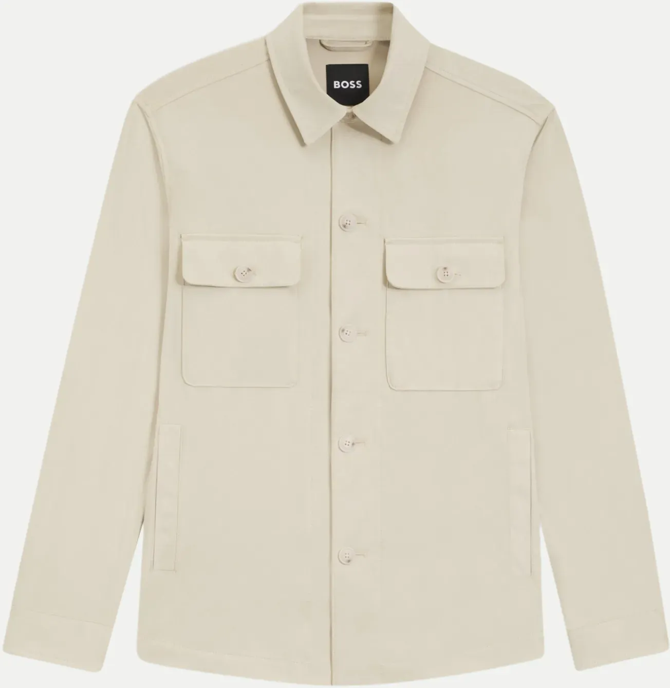 Relaxed-Fit Overshirt Carper Beige 56