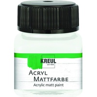 Kreul Acryl Mattfarbe Pastellweiss 20 ml