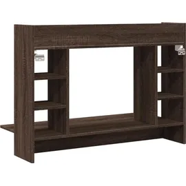 vidaXL Wand-Schreibtisch Braun Eichen-Optik 105x48x75 cm Holzwerkstoff