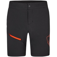 Ziener Natsu Outdoor-Shorts/Rad- / Wander-Hose - atmungsaktiv,schnelltrocknend,elastisch, Black.New red,
