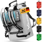 Valkental ValkOne 3in1 Fahrradtasche - Grau/Reflektierend