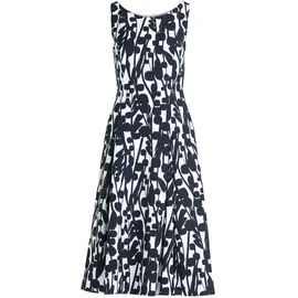 Vera Mont Cocktailkleid Blau/Weiß 40